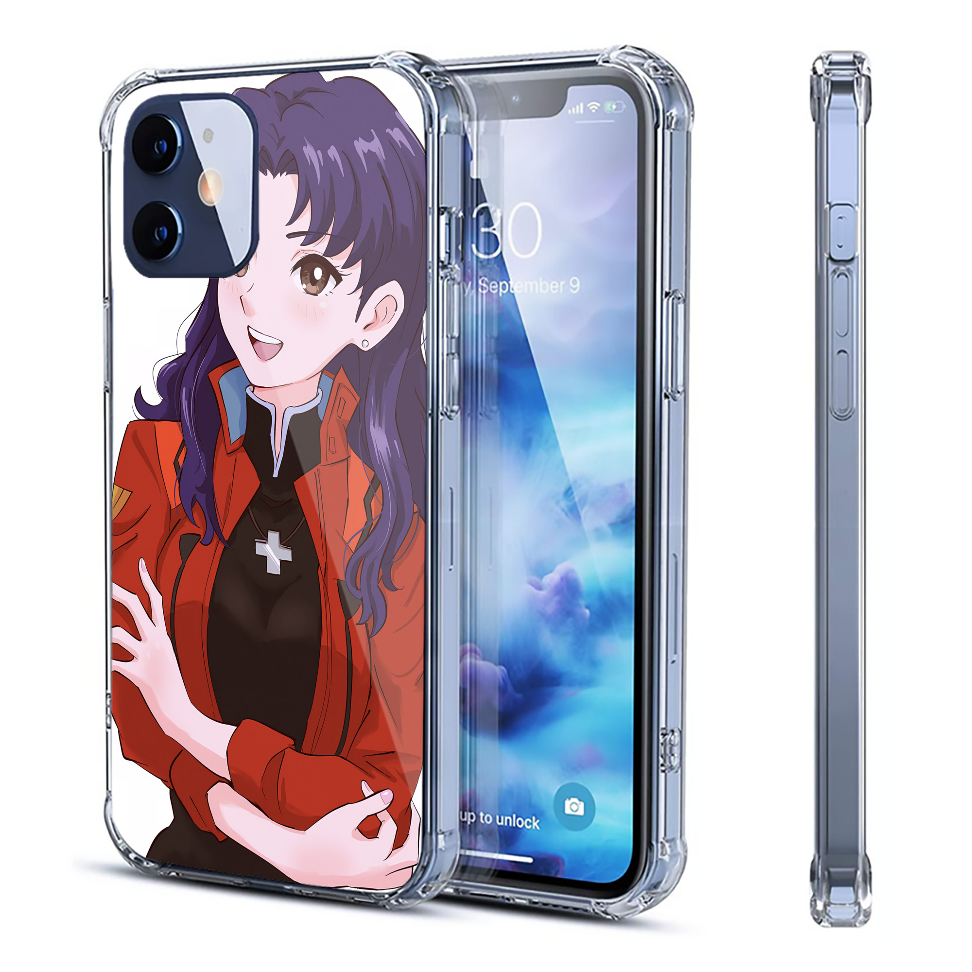 （画像用） EVA 新世紀エヴァンゲリオン 【iPhone 12シリーズ対応】透明スマホケース（クリアソフトケース）